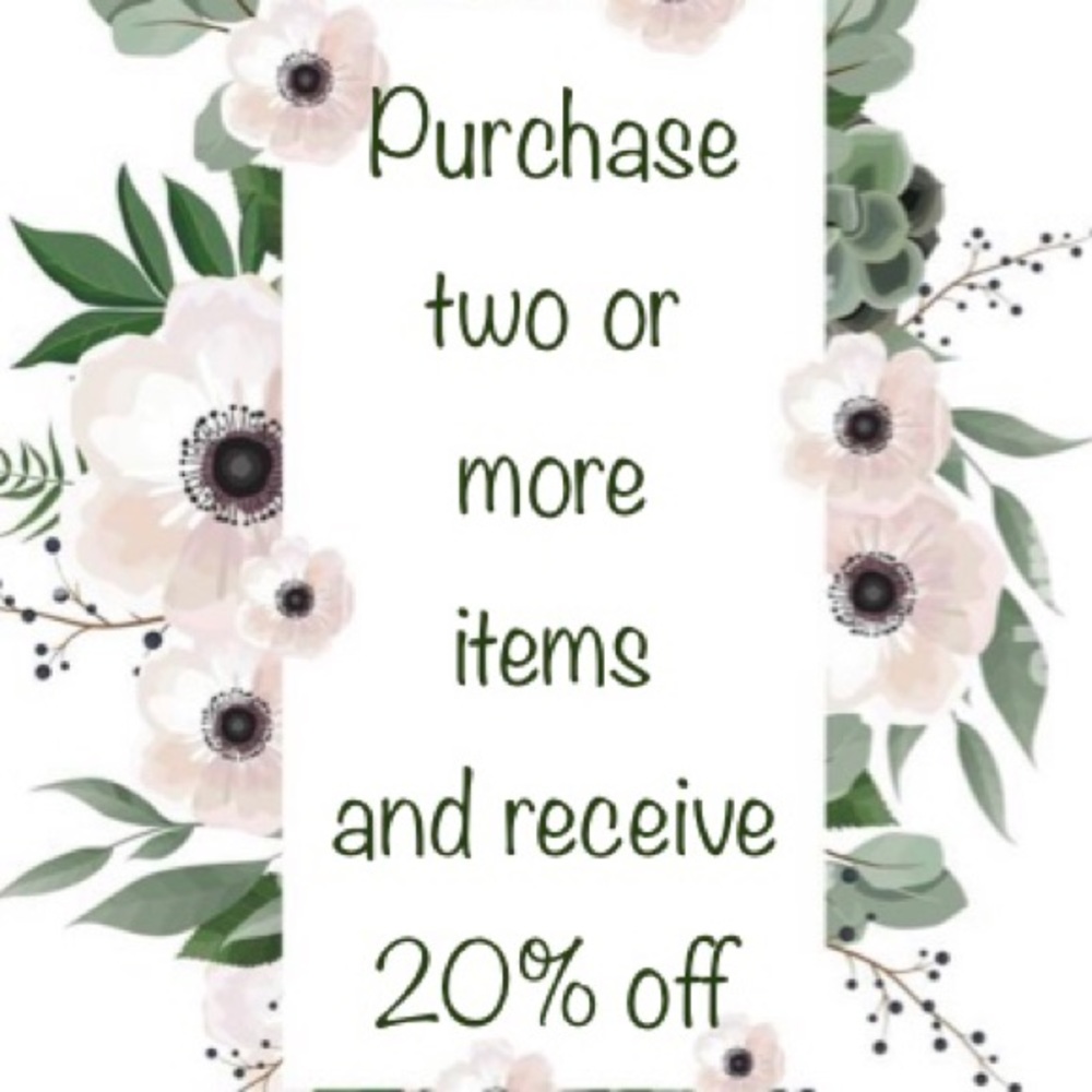 Special offer via Poshmark Bundles